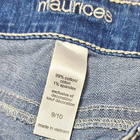 Maurices Distressed Jeans sz 9/10 - Picture 4 of 4